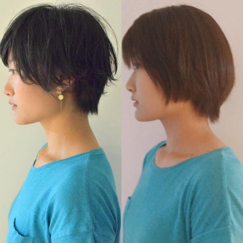 ショートヘアは少しのカットで扱いやすく可愛くなります　「長さはあまり変えたくない」「軽くしたい」