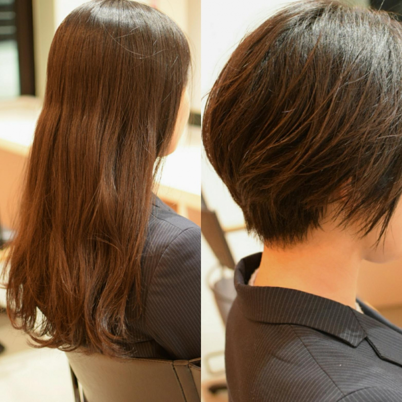 Style Change ロング→ショート